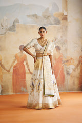 Ivory lehenga set