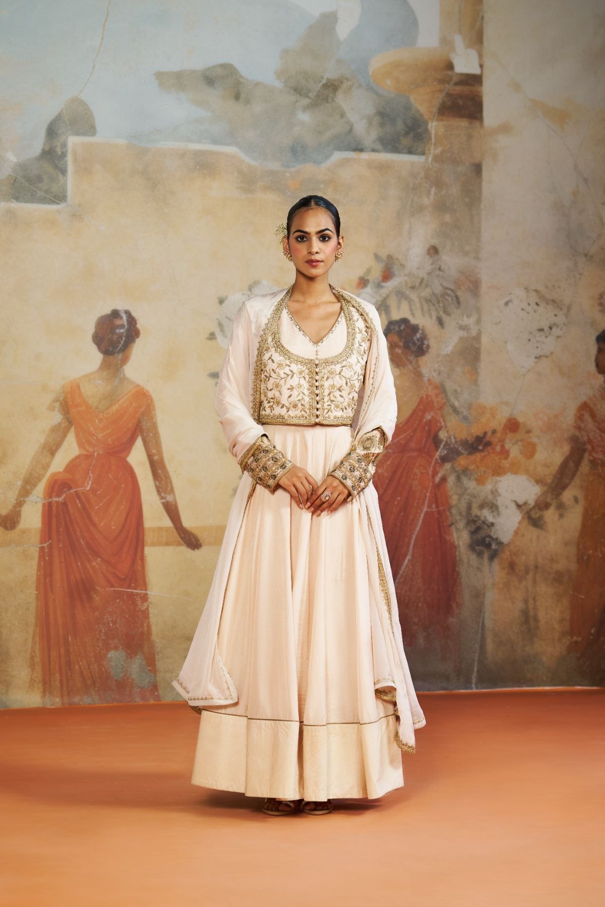 Freya anarkali set