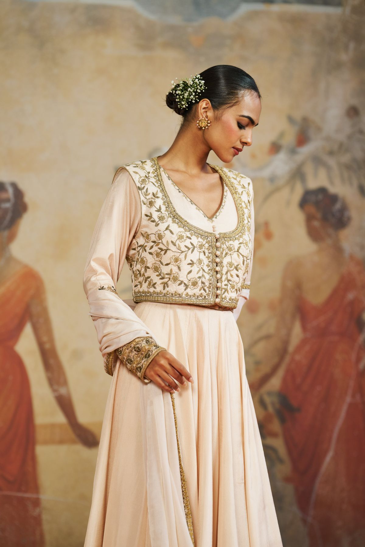 Freya anarkali set