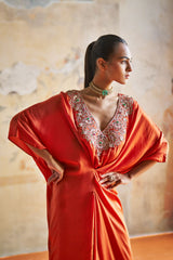 Jeweled Tangerine Kaftan