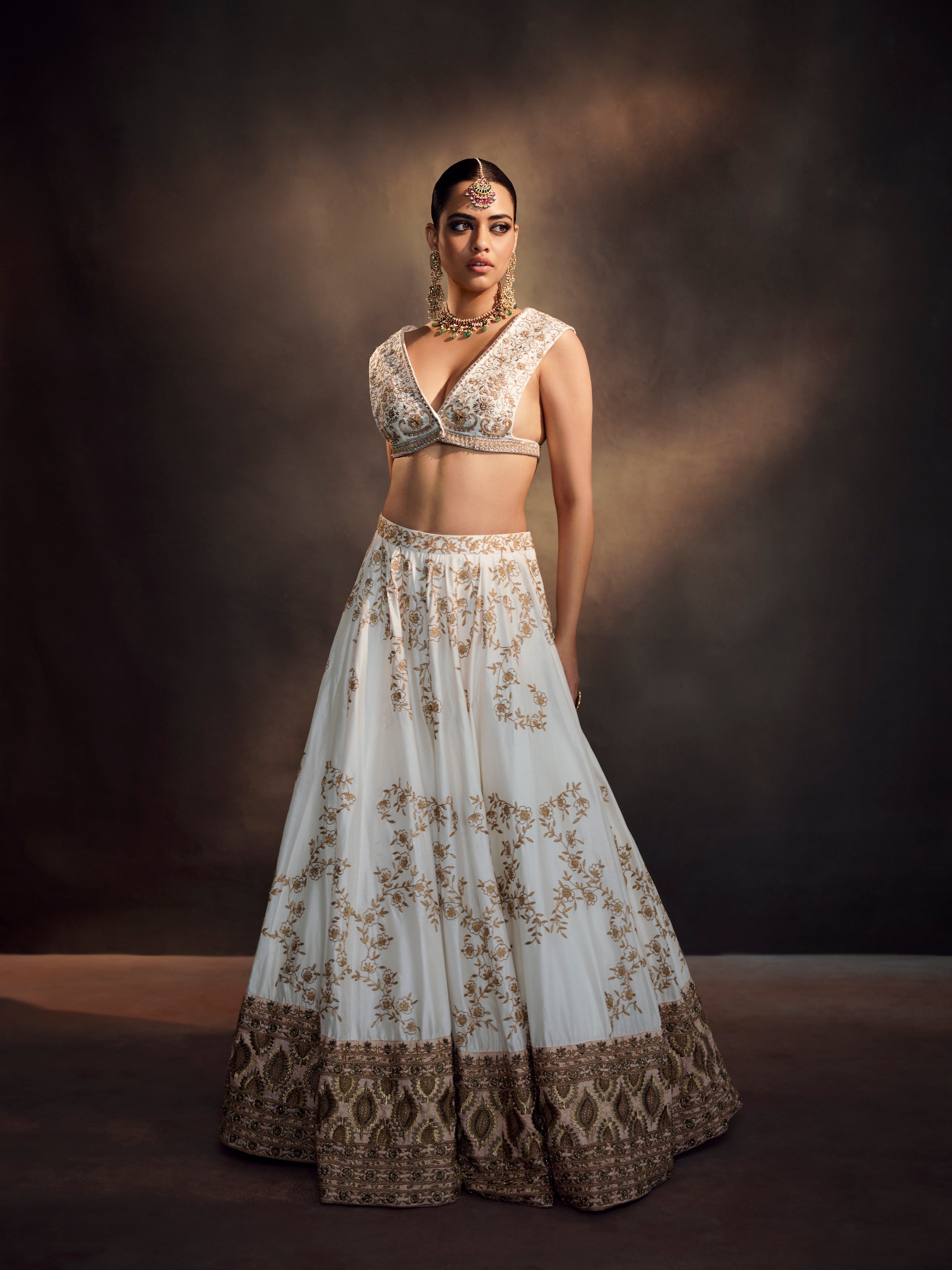 Blush and Ivory Lehenga