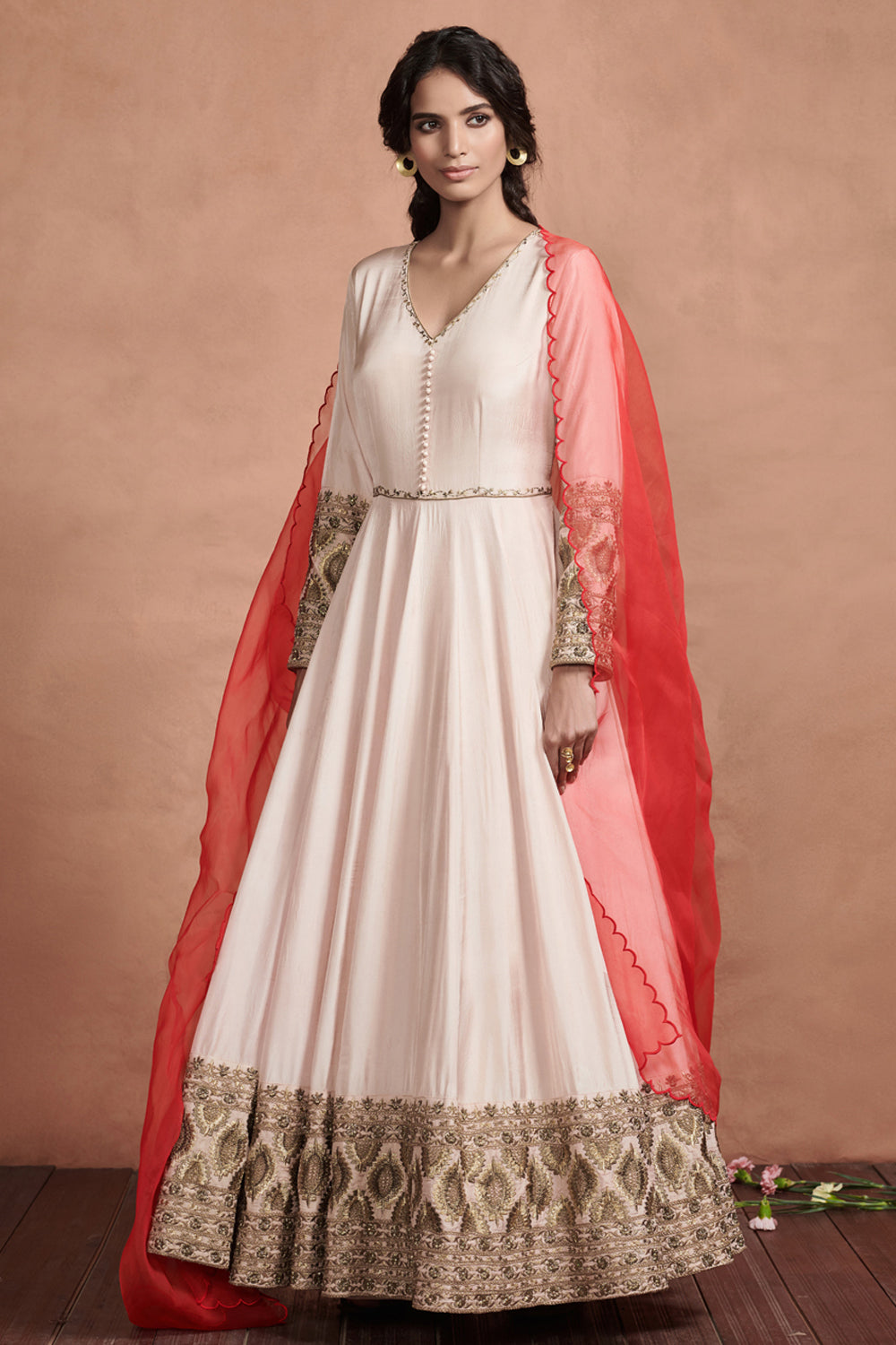 Blush Pink Anarkali Set