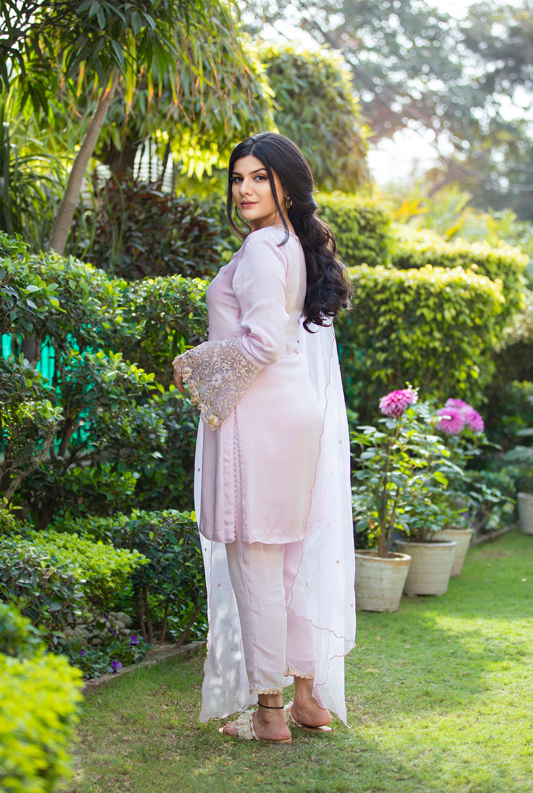 Lilac Short kurta set